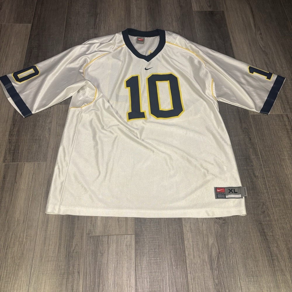 Vintage Nike Michigan State Wolverines Tom Brady White Unisex Jersey Size XL